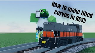 SECHI TUTORIALS How to make a tilted curve in RSS [upl. by Saito]