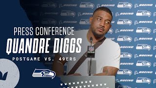 Quandre Diggs Seahawks Postgame Press Conference  Week 4 vs San Francisco 49ers [upl. by Lyndon532]