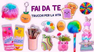 18 FACILI TRUCCHI FAI DA TE E PROGETTI FAI DA TE  MATERIALE SCOLASTICO E ALTRE CREAZIONI DIVERTENTI [upl. by Notsnhoj]