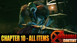 FF7 REMAKE  all items in final fantasy 7 chapter 10 100 Collectibles Guide [upl. by Akira]