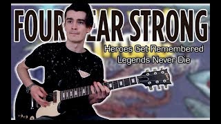 Four Year Strong  Heroes Get Remembered Legends Never Die Guitar amp Bass Cover w Tabs [upl. by Bohi]