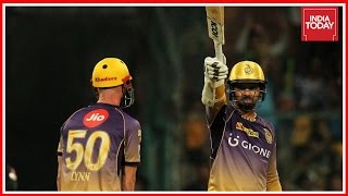 IPL 2017 Narine Lynn power Kolkata to comfortable win over Bangalore [upl. by Anabella389]