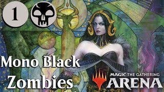 MTG ARENA MONO BLACK ZOMBIES STANDARD [upl. by Atsuj530]