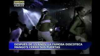 Luego de 15 años la discoteca Mangos cierra sus puertas [upl. by Cleo544]