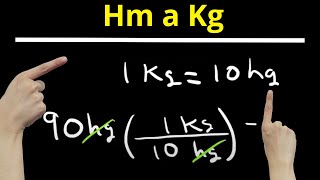 Cómo Convertir Hectogramos a Kilogramos Guía Rápida y Sencilla [upl. by Nnylecyoj]