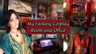 My Fantasy Cosplay Room and Office Tour [upl. by Mei403]