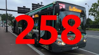 TimeLapse Bus RATP Ligne 258 [upl. by Reyna]