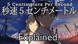 5 Centimeters Per Second is NOT Boring  Explained In 8 Minutes [upl. by Ailemak128]