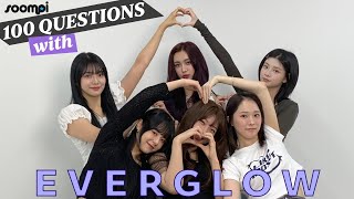 Soompis 100 Questions with EVERGLOW [upl. by Grof]