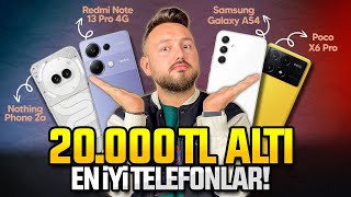 20000 TL altı alınabilecek en iyi Android telefonlar  İzlemeden alma [upl. by Ainitsirhc]