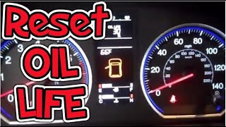 2007  2012 Reset Oil Life Indicator  Honda [upl. by Russel]