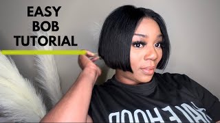 Quick Weave Bob Tutorial [upl. by Tolkan]