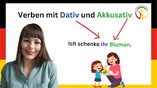 German class  Dativ und Akkusativ  Verben  Deutsch A1A2B1B2 [upl. by Onin]