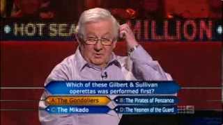 Millionaire Hot Seat Million dollar question fail [upl. by English550]