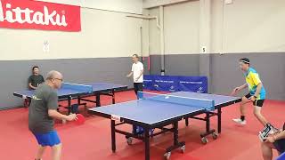 2024 sndtta table tennis div one Peter Lin vs Clement Siu set 3 [upl. by Hgielah]