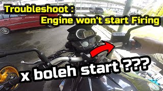 Enjin Tak Boleh Start  Benelli TNT 600 [upl. by Vail686]