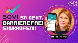 Die SoVi App von SonicView  Online einkaufen ohne Barrieren mit Meike Seidel [upl. by Siaht]