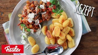 Gratiniertes Ratatouille mit gebratenen Gnocchi zum Nachkochen [upl. by Eniamerej]