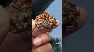 Wulfenite from China mineral crystals minerals gemstone [upl. by Keryt]