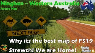 Strewth we are Home  WHY THIS IS THE BEST FS19 MAP  Ninghan by AussieFarmer01 [upl. by Brucie]