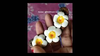 Colot tutorial for another kathgolap flowerhandmadejewelryclayartoriginalartworkflowersclay [upl. by Fretwell]