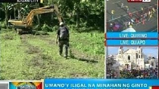 BP Umanoy iligal na minahan ng ginto sa bundok nadiskubre sa Iligan City [upl. by Ailemor169]