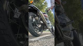 RE Interceptor 650  Stock VS Enfield Precision exhaust [upl. by Robbins]