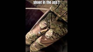 Bro got shoot in the butt  airsoft milsimairsoft airsofteven military videos viralvideo [upl. by Brelje62]