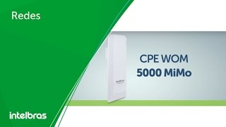 CPE WOM 5000 MiMo Intelbras  5 GHz 14 dBi [upl. by Willumsen967]