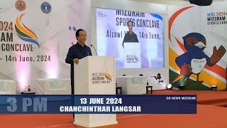 DD News Mizoram  Chanchinthar Langsar  13 June 2024  300 PM [upl. by Judenberg]