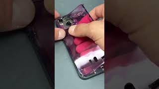 Let’s Fix This iPhone 14 Back Glass diyphonefix smartphone repair quickrepair brokeniphone [upl. by Eusebio]