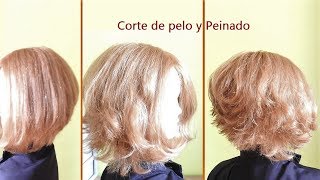 Corte de pelo Bob en capas paso a paso  Cómo hacer un corte Bob invertido a capas  Corte de pelo [upl. by Kurzawa]