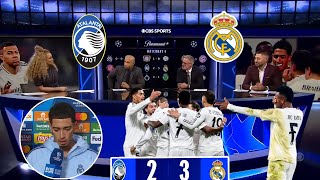 quotAtalanta vs Real Madrid 23 Mbappé Bellingham amp Vinícius Shine Thierry Henry amp Carragher Reactquot [upl. by Abbate]