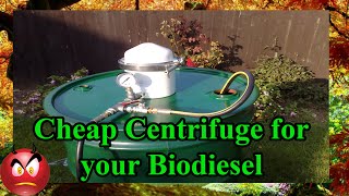 How to make Biodiesel Centrifuge your Waste Vegetable Oil WVO into Biofuel Support Ukraine [upl. by Dulci]