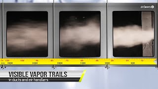 Visible vapor trails duct temperature dispersion type [upl. by Eldwun]