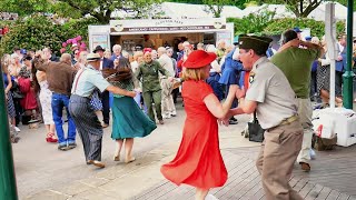 Haworth 1940s War Weekend May 2022 Its Party time in Yorkshire 40s Music amp Dance HD Vid 12 [upl. by Singband107]