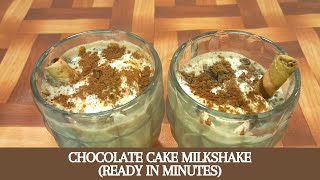 Chocolate Cake Milkshake  Healthy amp Simple Recipe  Summer Special  Crystal Cooking By Sarah [upl. by Umeko758]