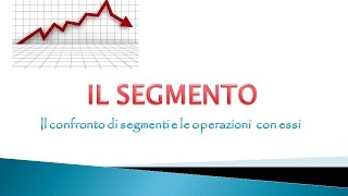 Il segmento  Il confronto di segmenti e le operazioni con essi [upl. by Enined]