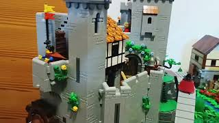 LegoBlueBrixx medieval town Diorama [upl. by Sucramaj]