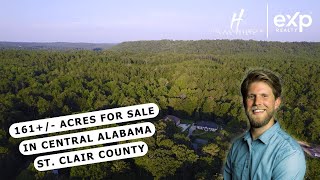 161 Acres in Central Alabama FOR SALE  St Clair County  The Holman Group  eXp Realty [upl. by Zubkoff]