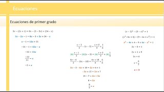 Ecuaciones de Primer grado una variable  Matemáticas COMIPEMS [upl. by Thecla]