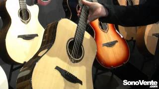 Lag Série Limitée Tramontane Snakewood TSE701D  Namm Show 2015 [upl. by Chara]