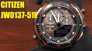 Citizen EcoDrive Promaster SST Black Chronograph Racing Watch JW013751E [upl. by Aihsenor]