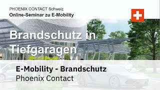 Webinar Brandschutz in Tiefgaragen bei EMobility Ladestationen [upl. by Lib]