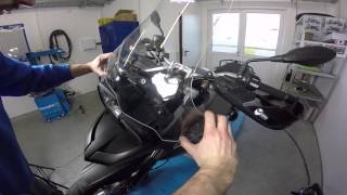 PUIG Windschild 6365W Anbau Installation BMW F700GS [upl. by Manas]