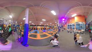 360 Tour Urban Air Trampoline Park NJ  VR  360 Video  HD 4K [upl. by Eremihc]