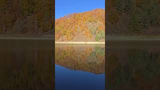 Cel mai mare lac carstic din Romania  Iezerul Ighiel nature shortvideo shorts short share [upl. by Durkin]