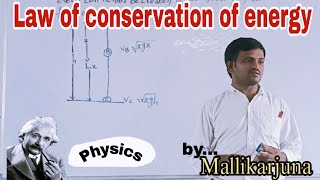 Law of conservation of energy of freely falling body [upl. by Ylyl]