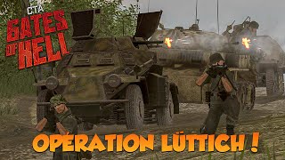 LOPÉRATION LÜTTICH DÉBUTE  Call To Arms Gates of Hell DLC Libération  Campagne allemande  P1 [upl. by Loriner823]