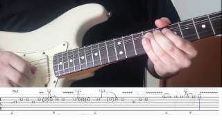 Pink Floyd  Poles Apart Solo amp Lesson  Lace Sensor Gold  Fender Am Traditional [upl. by Eissim]